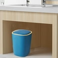 thumbnail image 6 of Chmadoxn Silent Opening and Closing Lid Trash Can Bathroom Bedroom Office Dormitory Small Space Living Trash Recycling Bin, 6 of 6