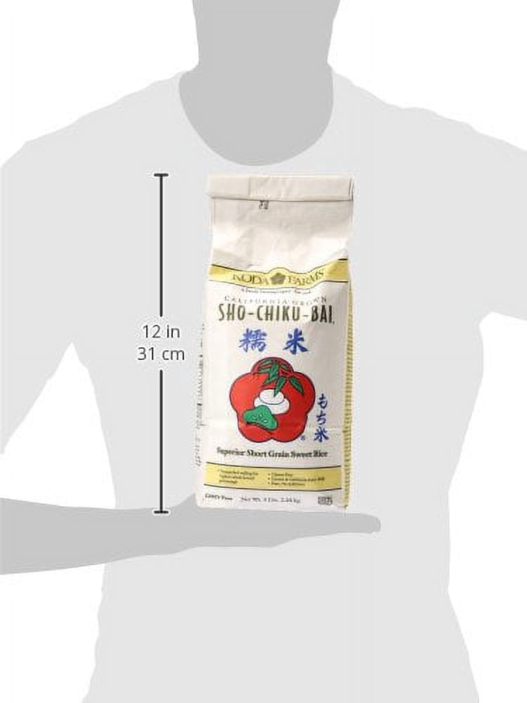 NineChef Bundle - Koda Farms Sho-Chiku-Bai (Premium Sweet Rice) - 5lbs + 1 NineChef Brand Long Handle Spoon