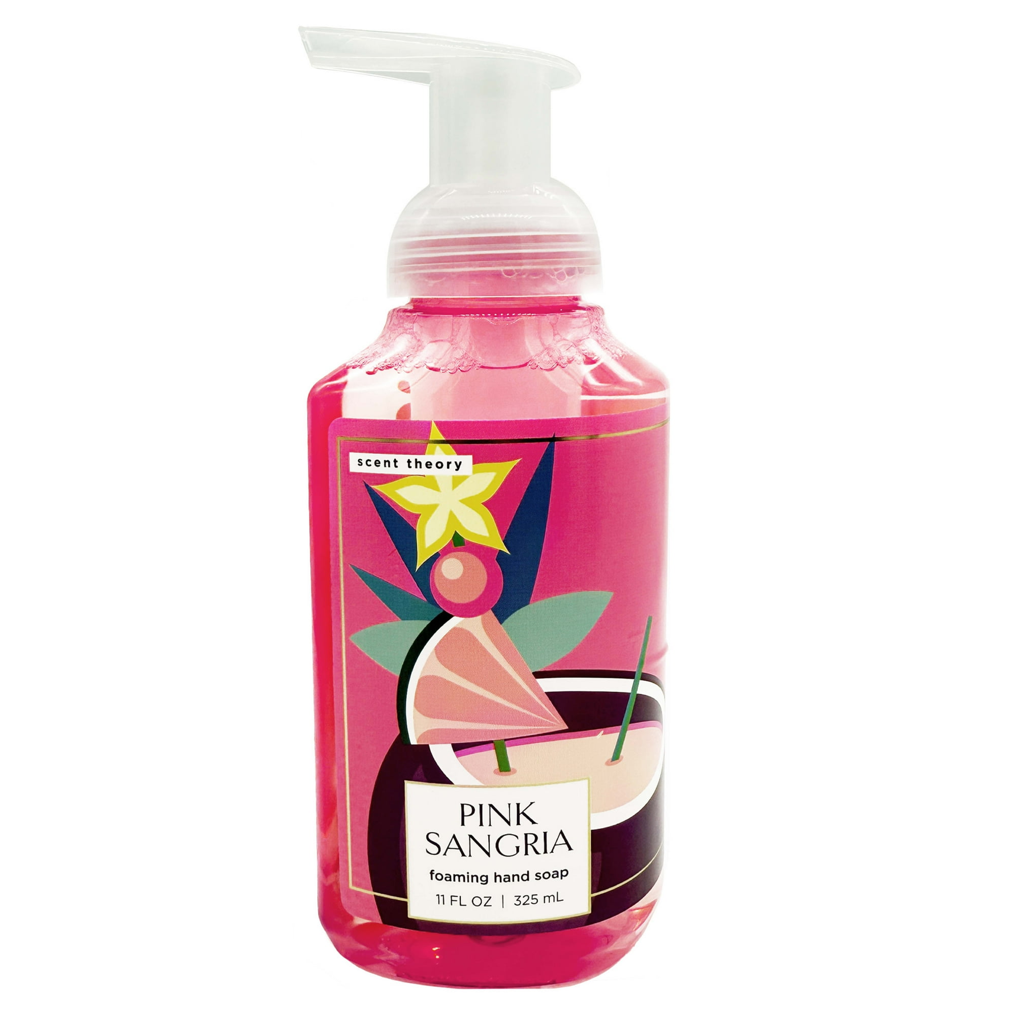 (3 pack) Scent Theory Foaming Hand Soap, Pink Sangria, 11 fl oz