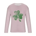 thumbnail image 4 of Maean St Patricks Day Shirt for Men Long Sleeve Fashion T-Shirt Mens Big and Tall Tops Clothes, 4 of 5