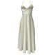 thumbnail image 3 of Puntoco Vestidos Mujer Verano Moda Mujer Sexy V-Cuello Color Sólido Tirante Suelto Sin Espalda Vestido Sin Mangas Falda, 3 of 3