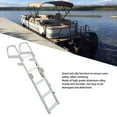 thumbnail image 3 of Boat Folding Ladder, Anti Slip 200KG Load Marine Folding Ladder  for Swimming Pools, 3 of 8