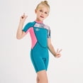 thumbnail image 4 of Soidarity Trajes de neopreno para niñas de 2,5 MM, traje de buceo de secado rápido, traje de neopreno de una pieza, traje de baño para jóvenes, buceo, Deportes acuáticos Azul S Soidarity OD003678-06, 4 of 6