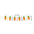 thumbnail image 5 of Easter Party Decorations Combo Set with Bunny Carrot Banner, Hanging Swirls, Table Decor, 5 of 17