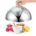 thumbnail image 6 of Stainless Steel Food Cover Stainless Steel Dome Serving Dish Cover Lid Dustproof Protect Cover to Keep Food Warm for Hotel Buffet Restaurant 12.5in, 6 of 9
