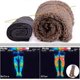 thumbnail image 3 of Calcetines peludos por encima de la rodilla, pantuflas de felpa, calentadores de piernas largos y peludos, calcetines para dormir en casa en invierno, 3 of 4