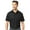 Black, variant on Paragon Men's Performance Polo Shirt With 3-Button Golf Polo Shirts 100% Polyester Dry Fit Tee Shirt, White S