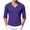 Purple, variant on fatyb Men's Mesh Long Sleeve T Shirts V Neck Breathable Workout Tee Mens Athletic Running Training Tops