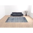 thumbnail image 2 of HomeRoots 513454 10 x 14 ft. Blue & Ivory Abstract Power Loom Stain Resistant Rectangle Area Rug, 2 of 5