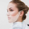 thumbnail image 2 of Folding Reusable Transparent Face Mask with Nose Pads - Large Protective Clear Mouth Nose Shield, 2 of 5