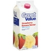 Great Value with Cacium Strawberry Banana Nectar Juice, Half Gallon