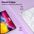 thumbnail image 2 of Allytechgroup Glitter Bling Case for Apple iPad 9th 8th 7th Generation 10.2 Inch, Trifold Stand Slim Fit Auto Sleep Wake Anti-Scratch Smart Case for iPad 10.2" 2021/2020/2019, Purple, 2 of 7