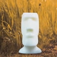 thumbnail image 5 of DIY Epoxy Resin Casting Model Easter Island Moai Human Face Handmade, Halloween Statue Plaster Silicone Candles Making .3cmx5.2cm, 5 of 7