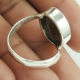 thumbnail image 3 of Genuine Smoky Quartz Brown Gemstone Oval Ring, Solitaire Ring, Beautiful Gifts, Sisiter Wife Mom Gift, Promise Friendship Delicate Gifts For Her (smoky-quartz, Size 7), 3 of 4