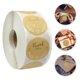thumbnail image 4 of FELTECHELECTR 1 rollo de 500 etiquetas de agradecimiento, calcomanías de regalo, pegatinas para regalos navideños, 4 of 7