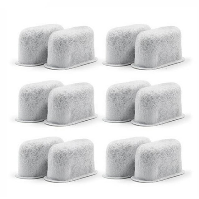 ikayaa 12 Pack Coffee Replacement Filter Coffee Filter Compatible with Keurig Coffee Maker Machine Coffee Machine Accessory Filter for Coffee Maker White