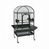 Prevue Hendryx PP-3162BLK Medium Dometop Parrot Cage - Black