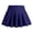 AB904 Navy, variant on Kids Girls Athletic Skirt With Inner Pocket Solid Color Elastic Waist Bottom Stretch Ruffled Skirt For Tennis Wear, Size 5-14 Years, Pink