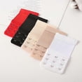 thumbnail image 3 of 3Pcs 5.6x9.7cm Women 3-Hook 3 Rows Spacing Bra Extender Extension Hooks Strap, 3 of 5