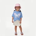 thumbnail image 2 of Wxirdiow Toddler Girl Skirt Set Toddler Girl Sports Outfit Short Sleeve Lapel Tops Tennis Mini A Line Skirt Casual Cute 2 Pcs Set Blue Size,4-5 Years, 2 of 7