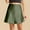 Army Green, variant on Hvot&aat Womens Summer Sexy Solid Color Skirt Elastic High Waisted A Line Mini Skirt