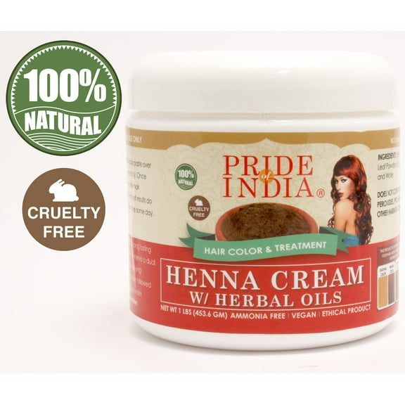 Pride of India Henna Hair Color, 1 Lb Jar