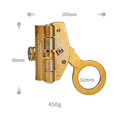 thumbnail image 2 of 15KN Outdoor Climbing Mountaineering Rope Grab for 9mm-12mm Rope Grey , Golden, 2 of 10