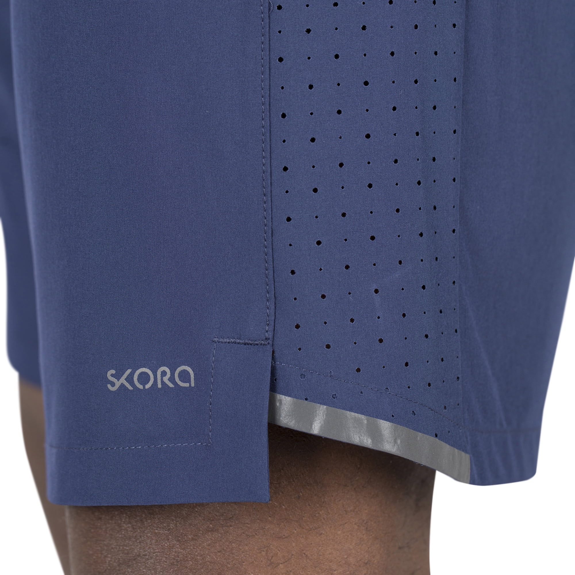 Skora Mens Shorts Running Athletic Gym 2-1 Lined and Unlined Shorts 5" 7" and 9" Inseams