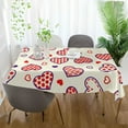 thumbnail image 6 of GZHJMY Valentine's Day Love Heart Tablecloth, Rectangle Waterproof Washable Polyester Table Cover for Picnic Dinner Holiday Party Decor, 60 x 60 Inch, 6 of 7