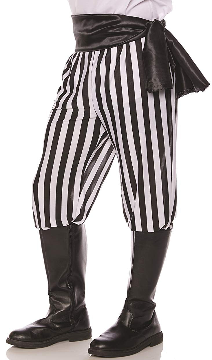 Men's Costume Pirate Pants - White 