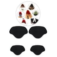 thumbnail image 4 of Shoe Heel Pad Insoles Heel Repair Sticker Insert Heel Stick Heel Blister Foot Care Heel Cushion Inserts - black, 4 of 10
