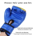 thumbnail image 3 of Guantes de Boxeo Soidarity para Niños Ajustable de Cuero Algodón Azul, 3 of 6