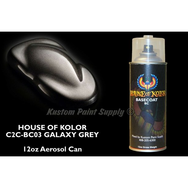 Galaxy Gray Basecoat BC03 House of Kolor 12oz Aerosol Can Metallic