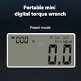 thumbnail image 4 of Graflsoa Compact Digital Torque Wrench with Multi-Function Display, Buzzer & LED Alarms, 1/4inch Drive, 1.5~30N.m Range, Ideal for Bike Maintenance & Precision Tasks (Battery Not Included), 4 of 7