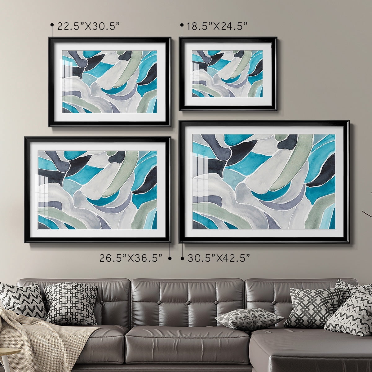 Subtle Billows I Premium Framed Print - Ready to Hang