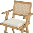 thumbnail image 5 of Meridian Furniture Abby Cream Vegan Leather Dining Arm Chair (Set of 2), 5 of 8