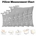 thumbnail image 5 of Throw Pillow Covers, Grey Spring Floral 16x16 Pillow Covers for Couch/Sofa/Bed, Elegant Pastoral Flowers Decorative Square Linen Cushion Pillowcase for Home Decor, 5 of 9