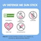 thumbnail image 5 of Barra solar MAKEPREM UVA UVB Defense Me Calming SPF 50+ PA++++, 5 of 7