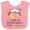 Pink and White, variant on Inktastic I Love My Grandparents to the Moon and Back Cute Sheep Boys or Girls Baby Bib