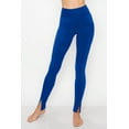 thumbnail image 2 of ALWAYS Women's High Waist Front Slit Active Leggings Royal Blue Medium, 2 of 5