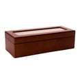 thumbnail image 2 of Black Wooden Watch Case - 11.25L x 4.5W x 3.25H in., 2 of 2