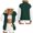 Army Green, variant on Women's Lightweight Bomber Jacket Varsity Style Button down Casual Coat with Pockets Spring Fall Fashion Short Outwear