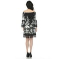 thumbnail image 3 of White Mark Robe Universelle 803-20-S pour Femmes, Noir - Petit, 3 of 5