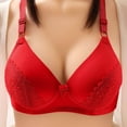 thumbnail image 4 of Hfnxid Women Bras Under $ 5.00,Woman's Embroidered Glossy Comfortable Breathable Bra Underwear No Rims, 4 of 4