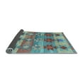 thumbnail image 2 of Ahgly Company Indoor Rectangle Southwestern Light Blue Country Area Rugs, 5' x 8', 2 of 4