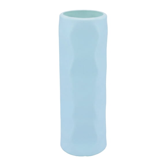 Unique Bargains Acrylic Cylinder Tall Vase Bud Vase Green 2.8"L x 2.8"W x 7.9"H