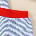 thumbnail image 6 of Toddler Infant Baby Boy USA Flag Independence Day Embroidery Ribbed T-Shirt & Shorts Casual Toddler Baby Boy Outfit 6M 12M 18M 24M 2T 3T, 6 of 6