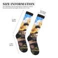 thumbnail image 5 of Bixox Clear Sky Cute Sunflower Panda Print Compression Socks,Compression Socks Women & Men Circulation for Medical,Running,Athletic, 5 of 7