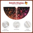 thumbnail image 4 of Daiia Colorful Sparkling Drawing Merry Christmas Tree Skirt , Xmas Large Lace-up Tree Skirt, Santa Snowflakes Rustic Home Decorations New Year Party Farmhouse Decor-30", 4 of 7