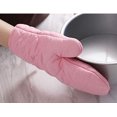 thumbnail image 4 of 2 PCS Guantes De Cocina Guantes De Horno Resistentes Al Calor De Poliéster Y Algodón Para Barbacoa De Microondas - Rosa, 4 of 4